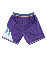 Mitchell & Ness Men's Purple Utah Jazz 1996-97 Hardwood Classics Authentic Shorts