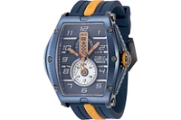 Invicta Men's 47388 Invicta Racing Quartz Multifunction Blue, Silver, Orange Dial Watch
