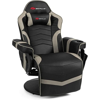 Ergonomic High Back Massage Gaming Chair with Pillow