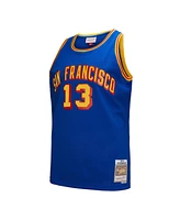 Mitchell & Ness Men's Wilt Chamberlain Royal San Francisco Warriors Hardwood Classics 1963/64 Swingman Jersey