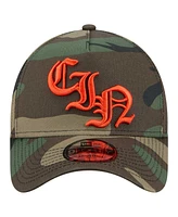New Era Men's Camo Cincinnati Bengals Mystic Camo A-Frame 9FORTY Adjustable Hat