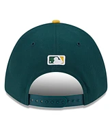 New Era Men's Green/Gold Athletics Player Replica 9Forty Adjustable Hat