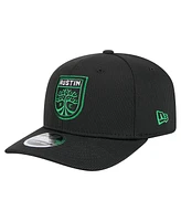New Era Men's Black Austin Fc 2025 Jersey Hook 9SEVENTY Stretch-Snap Hat