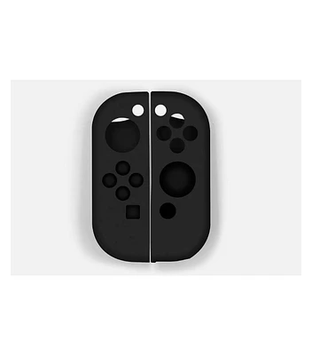 Black Silicone Case For Nintendo Switch Oled Joy-con Skin Protective Soft Cover Skin
