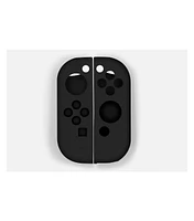 Black Silicone Case For Nintendo Switch Oled Joy-con Skin Protective Soft Cover Skin