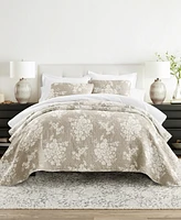 ienjoy Home Distressed Bouquet Reversible 3-Pc. Quilt Set