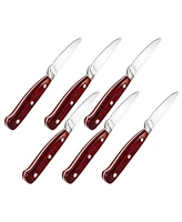 BergHOFF Pakka Wood 9-Piece Steak Carving Knife Set