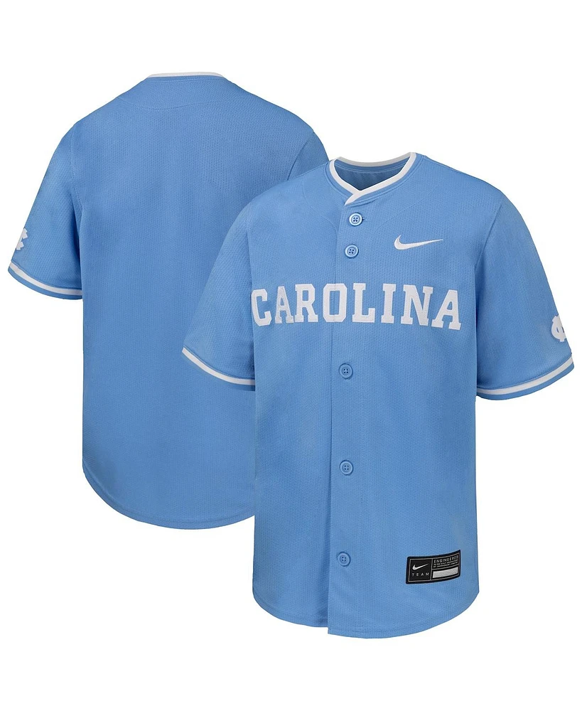 Nike Big Boys and Girls Carolina Blue North Tar Heels Limited Baseball Jersey