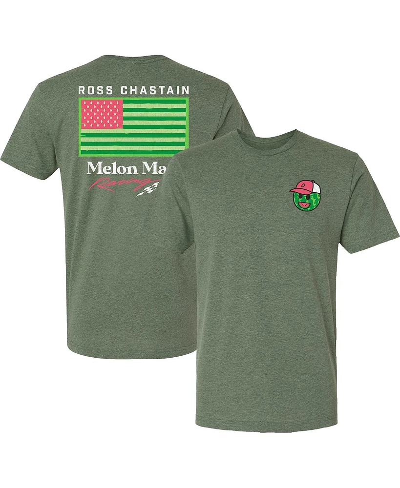Trackhouse Racing Team Collection Men's Olive Ross Chastain Melon Man T-Shirt