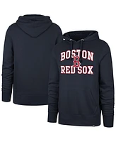 '47 Brand Men's Navy Boston Red Sox Velocity Headline Pullover Hoodie
