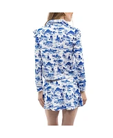 Smith & Quinn Women's Royal/White Duke Blue Devils Tailgate Molly Skort