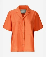 Marmot Women's Air Exchange Upf 40 Camp Short Sleeve Collar Shirt