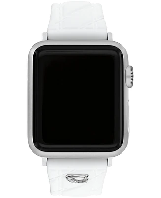 Coach Women's Quilted Silicone Apple Watch Strap 38mm, 40mm