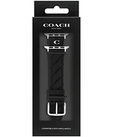 Coach Women's Quilted Silicone Apple Watch Strap 38mm, 40mm
