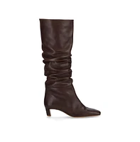 Kalila Brown Leather Boots