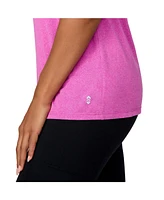 Free Country Women's Microtech Chill B Cool V-Neck Cami Top with Built-In Bra