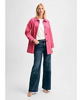Isaac Mizrahi Women's Mid-Length Twill Jacket