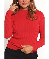 Petal and Pup Women's Aneesa Wide Rib Knit Top