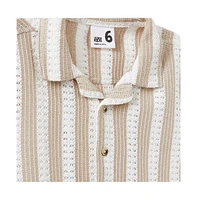 Cotton On Little Boys Cabana Short Sleeve Shirt