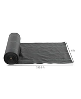 Outsunny 6FT x 300FT Weed Barrier Landscape Fabric, Weed Control Fabric