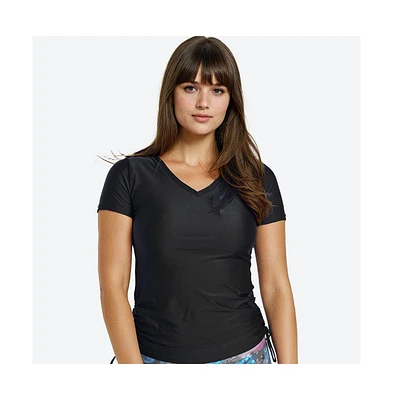 Calypsa Women's V-Neck Adele Swim Top