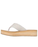 Skechers Women's Cali Summers Mid Flip-Flop Thong Sandals from Finish Line