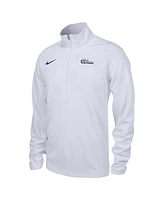 Nike Men's White UConn Huskies Vault Training Performance Quarter-Zip Jacket