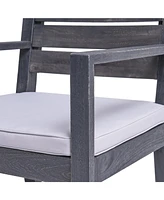 Acacia 7-Piece Expandable Dining Set, Gray