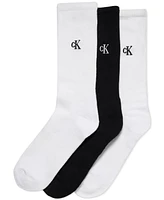 Calvin Klein Men's Cushioned Crew Socks, 3-Pack