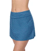 Blend Texture Skirt Pull-On Coverup