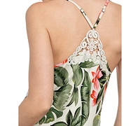 Linea Donatella Women's Toucan Lace-Back Chemise