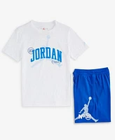 Jordan 1984 Jumpman Graphic T Shirt Mesh Shorts