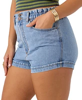 O'Neill Juniors' Tasia Stretch-Waist Denim Shorts