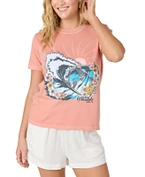 O'Neill Juniors' Saltwater Surfer Short-Sleeve Cotton Graphic T-Shirt
