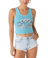 O'Neill Juniors' Plumeria Scoop-Neck Graphic Tank Top