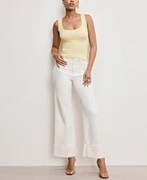 Good American Women's Micro-Rib Tank Top