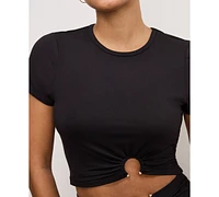 Good American Women's Stretch Jersey Top