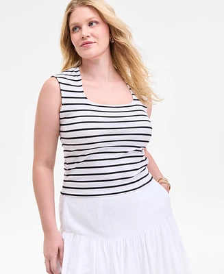 On 34th Women's Knit Scoop-Neck Raglan-Cap-Sleeve Top, Exclusively at Macy's