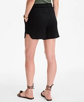 On 34th Women's Cotton Gauze Drawstring Shorts, Exclusively at Macy's
