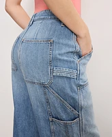 Good American Women's Standard Ease Carpenter Jeans