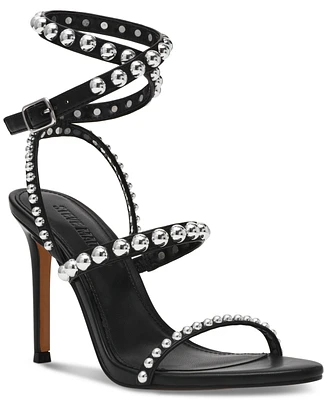 Steve Madden Women's Teena Embellished High-Heel Dress Sandals