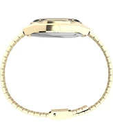 Timex Men's Analog Gold-Tone Stainless Steel Watch, 38mm