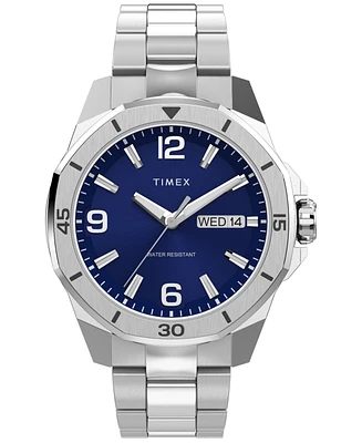 Timex Men's Analog Black Stainless Steel Watch