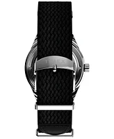 Timex Men's Mechanical Automatic Black Nylon Strap Watch, 38mm
