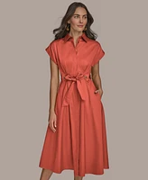 Donna Karan New York Women's Cotton Shirtdress