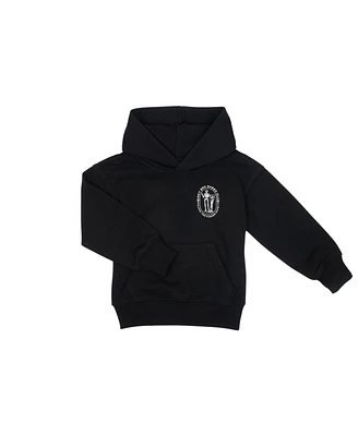 BinkyBro Toddler Boys Powder Skelly Hood Black Hoodie