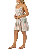 O'Neill Juniors' Lottie V-Neck Sleeveless Mini Dress