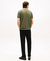 Tommy Hilfiger Men's Relaxed Fit Short Sleeve Crewneck Knitted T-Shirt