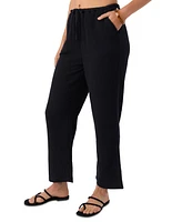 O'Neill Juniors' Brenda Pull-On Cotton Crinkle Pants