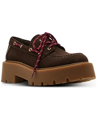 Madden Girl Caden Platform Lug-Sole Boat Shoes